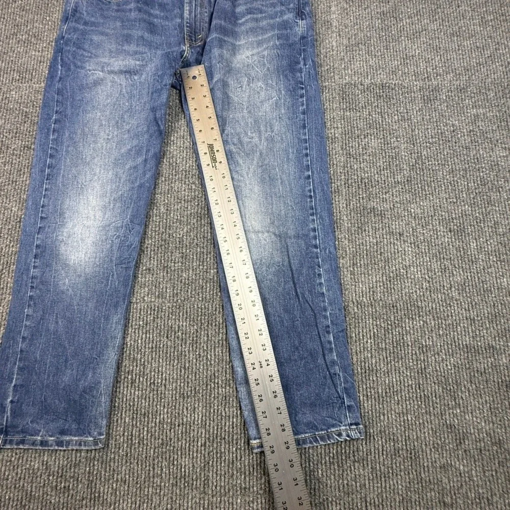 Levis 502 Regular Taper Jeans Mens 38x30 Tanager Wash Blue Stretch 29507-0003